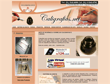 Tablet Screenshot of caligrafias.com.br